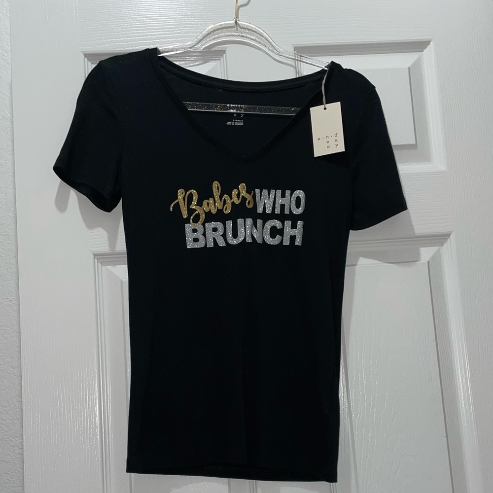 New with tag, Babes Who Brunch tee